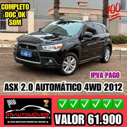 MITSUBISHI ASX 2.0 4X4 16V GASOLINA 4P AUTOMÁTICO MITSUBISHI ASX 2.0 4X4 16V GASOLINA 4P AUTOMÁTICO